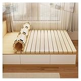 Klappbares Bettstützbrett mit Lendenwirbelstütze, passend für verschiedene Bettgrößen, einfache Lagerung, Design für Matratze und Bettgestell