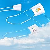 Poket Kite, Kleiner handlicher Taschendrache, 80x48cm, inkl. Polyesterleine mit Handgriff