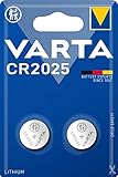 VARTA Batterien Knopfzellen CR2025, Lithium Coin, 3V, kindersichere Verpackung, für elektronische Kleingeräte - Autoschlüssel, Fernbedienungen, Waagen (5 Stück)1er Pack