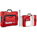 fischer L-BOXX 102 DUOPOWER - Universaldübel, leistungsstarker 2-Komponenten-Dübel, Grau & PowerFast II in der handlichen L-BOXX, 1800 x PowerFast II Schrauben in versch.