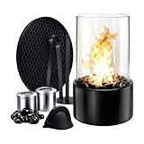 Ethanol Kamin Indoor Kamin, Tischfeuerstelle Für Innenbereiche, Dekorativer Alkohol Kamins, Ethanol Tischkamin Dekorative Feuerlampe Für Wohnzimmer & Terrasse, Schlafzimmer, Büro Und Hausecke