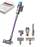 Dyson Gen5detect Staubsauger Kabellos Nickel/Violett, NEUERSCHEINUNG - Akkusauger, HEPA-Filter, Kabelloser Akkuhandstaubsauger Handstaubsauger Beutellos, inkl. JUNG Pflegetücher