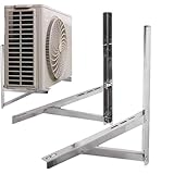 Vhjlfig Montagehalterung für Klimaanlage – Befestigungselement für Split-Klimagerät, Zubehör aus Edelstahl, multifunktional und faltbar, für Wandheizung und Klimaanlage, Außenfenster