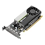 PNY NVIDIA T1000 8GB Professionelle Grafikkarte 8GB GDDR6 PCI Express 3.0 x16, Single Slot, 4X Mini-DisplayPort, 8K Support, Ultraleiser aktiver Lüfter, Schwarz