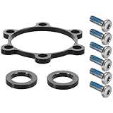 Healvian 1 Satz Fahrrad Radnabenzentrierte Distanzscheiben 3mm aus Robustem Material Schwarz Nabenabstandshalter für 100 110Mm und 142 148Mm Kompakte Nabendichtung für Sichere Montage Am