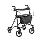 Leichtgewicht-Rollator Taima M-GT, Aluminium, mit Rückengurt und Tasche