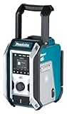 Makita DMR112 Akku-Baustellenradio 7,2 V - 18 V mit DAB+ und Bluetooth (ohne Akku, ohne Ladegerät), türkis