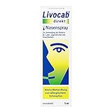 Livocab® direkt Nasenspray (5 ml) | Akuthilfe bei Allergie | Schnelle Hilfe bei allergischem Schnupfen | Wirkungsvoll ab der 1. Anwendung