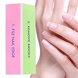 4 Way Nail Buffer Block - Nail Shine Buffer, Fingernagel Buffer Tool | 4-seitiger Nagelfeilenblock, Nagelpuffer 4-seitige Blöcke, Smooth Buff Shine Nageloberflächen für natürliche Nagelpflege