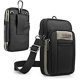 SPAHER Herren Umhängetasche Handytasche Zum Umhängen Gürteltasche Hängetasche Klein Schultertasche Handy Tasche Umhängen Männer Reisegepäck Smartphone Tasche