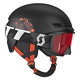 Scott Skihelm Set Combo Helmet Keeper 2+Goggle Jr WITT Black S