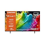 GRUNDIG 50 VOE 84 Q Fernseher 50 Zoll (126 cm) QLED TV, VPI 1800, Google TV, 4K UHD, Dolby Vision, HDR10+, Motion Picture Improvement, Chromecast Built-in, Bluetooth, Smart TV, Schwarz