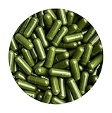 Pure Capsules® Größe 00 Dunkelgrüne Leerkapseln zum Selbstbefüllen, DIY Kapselgröße 00, Halal und Koscher zertifizierte leere Pillenkapseln, 00 Pillenkapseln, Tio2 frei, reiner Rinderursprung (100)