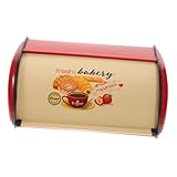 Cabilock Brot-Box küche für die küche bread box Brotkasten für Geschäft Retro-Brotkasten Brotbehälter aus Metall Brotkasten für den Haushalt Eisen