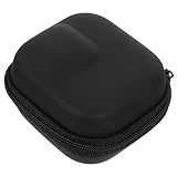 HOMSFOU Tragbare Aufbewahrung Tasche Kamerarucksack Elektronik-Organizer Reisetasche Action-Kamera-aufbewahrung Reisekoffer Mit Elektronischem Organisator Aluminiumlegierung Black
