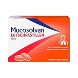 MUCOSOLVAN Lutschpastillen 15 mg, 40 Stück, mit Ambroxol, Hustenschleimlöser