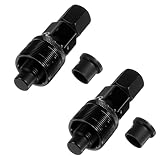 Sorcristy 2 Stück Kurbelabzieher Fahrrad, Kurbel Entferner Fahrrad Innenlager Wartung Entferner Schwarz Kurbelscheibe Werkzeug Tretlager Pedalabzieher für Fahrräder Reparatur