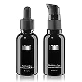 Anti Pickel Skincare Set IMIM Pickel Creme 30ml Serum Gesicht Akne 30ml Akne Creme Serum Gesichtspflege Anti Pickel Acne Treatment Akne Haut Fettige Haut Gesicht, Schwarz