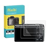 Rieibi (3 Stück) Displayschutzfolie für Ricoh GR IIIx GR3X GR III Digitalkamera, gehärtete Glasfolie für Ricoh GR III X GRIII GR3 Anti-Fingerprint Anti-Scratch