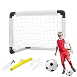 Kleines Fußballtor | Tore für den Außenbereich für Garten | tragbare Trainingsausrüstung mit praktischer Tragetasche für Spiele