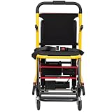 Elektrischer Treppenlift Stuhl,Treppen Mobilitätshilfe,Treppenlift,Rollstuhl Faltbar Leicht,Mobiler Treppenlift,Verstellbarer Evakuierungs-Treppenstuhl black