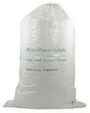 Mineralwoll Saecke Mineralwolle/KMF Bag 220 cm Entsorgung Sack TRGS 521, weiss