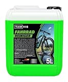 5 Liter TAMVIS® Fahrradreiniger - Sanfte Reinigung mit Zuckertensiden, umweltschonend, effektiver Schutz & Glanz für Ihr Fahrrad