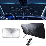 Sonnenschutz Auto Frontscheibe für Mazda MX-3 MX-30 MX-5 MX-6, Frontscheibenabdeckung Innen, Car Umbrella Sun Shade Cover, Tragbarer Sonnenschutz