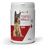 ReaVET Afrikanische Teufelskralle für Hunde & Katzen 500g – Naturrein in Premiumqualität – unterstützt Beweglichkeit + Gelenkfunktion I Teufelskrallen Pulver Gelenkpulver Ohne Zusätze