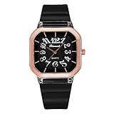 Ainiyo Uhr Damen Armbanduhr Damenuhren Quarzuhr Watch für Frauen Damen, Band Strap Spin Watch Damenuhr Damen Quarz Armbanduhren Edelstahl Mädchenuhr