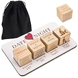 Date-Night-Würfel für Paare, Romantisches Paar-Würfel-Set, Entscheidungswürfel, Paarwürfel, Date Night Dice Kit, ahrestag, Hochzeit, Geschenke für Frauen und Männer (A)