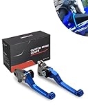 Motorrad Bremshebel und Kupplungshebel für YZ125/250 15-25 YZ250F 09-25 YZ125X 17-23 25 YZ250X 16-23 25 YZ426F/450F 09-25 YZ250FX 20-25 YZ450FX 19-25 WR450F 24-25 WR250F 25 Blau