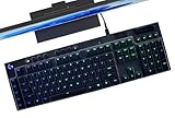 Tastaturabdeckung für Logitech G815 G915 RGB mechanische Gaming-Tastatur, Logitech G815 kabelgebundene Tastaturschutz, Logitech G915 kabellose Tastatur, Silikon-Schutzhülle, transparent