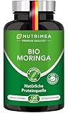 MORINGA Oleifera Kapseln | BIO Zertifiziert OHNE Zusätze | In Deutschland hergestellt | Energy Tabs im 4 Monatsvorrat | SUPERFOOD 100% VEGAN