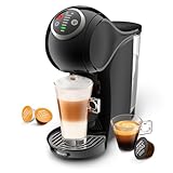 NESCAFÉ DOLCE GUSTO De'Longhi Nescafe Dolce Gusto, Genio S PlusEDG315.B, Kapsel-Kaffeemaschine, Espresso, Cappuccino, Latte und mehr, 0,8 l, Schwarz