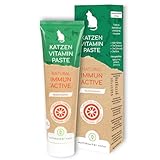 Vitaminpaste für Katzen – Mit 7 wichtigen Vitaminen – Natürliche Immun Active Multivitamin Paste für Katzen, Fördert Abwehrkräfte