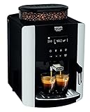 Krups EA8178 Arabica Display Quattro Force Kaffeevollautomat (1450 Watt, Wassertankkapazität: 1,8l, Pumpendruck: 15 Bar, LCD-Display) schwarz/carbon-optik
