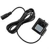 Desiumite Magnetantrieb, 200 l/h, Durchfluss, 8 mm Auslass, 15 m Kabel, tauchfähiges Wasser für Aquarium, Springbrunnen, Teich, solarbetrieben, amphibisch, Gleichstrom, 12 V Gleichstrom, bürstenlos