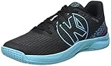 Kempa Herren Attack Two 2.0 Handballschuh, Schwarz/Aqua, 45 EU