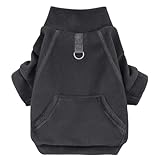 Mosukoirl Hundepullover Hund Hoodie Haustier Warme Mäntel Baumwolle Sweatshirts Hund Kleidung mit Tasche Welpe Pullover Hund Overall für kleine mittlere Hunde Katzen Teddy Chihuahua