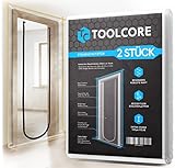 TOOLCORE® 2x Staubschutztür mit Reißverschluss 1,1x2,2m...