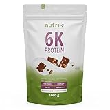 Nutri + Eiweißkonzentrat High Protein Nuss Nougat 1 kg - Iso Proteinpulver Blend - hochdosiertes Eiweiß Pulver mit 6 Komponenten - Eiweißpulver 1000 g