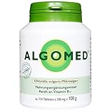 Chlorella Tabletten aus Deutschland - Premium Chlorella Algen Presslinge - Chlorella Vulgaris Tabs roh, vegan, rein und kontrolliert - Clorella Tablets | Algomed 1er-Pack (1x 100g)