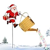 Solarbetriebene Weihnachtsbeleuchtung,Weihnachts Gartendekoration | Gartenlichter Außen Weihnachtsdekoration | Für Garten Rasen Landschaft Gehweg Auffahrt Party Frauen Mama Oma Geburtstag