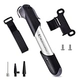 VeloChampion Mini-Fahrradpumpe 100 PSI – tragbar, leicht,...