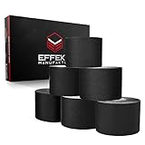 Effekt Physio Kinesiotapes [5m x 5cm] in vielen Farben I 6 Sport Rollen Set | Kinesio-tape wasserfest & elastisch I Extra starkes Kinesio Tape | Elastische Kintex