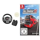 Subsonic Superdrive - Rennlenkrad / Lenkrad Driving Wheel SV200 mit pedalen und Schaltpaddles für Nintendo Switch - PS4 - Xbox One - PC & Bus Simulator: City Ride