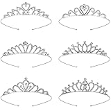 Aoliandatong Kristallkrone Tiara Diademe für Mädchen Damen - 6 Stücke Strass Krone Kristalle Prinzessin Krone Braut Tiara Diadem für Geburtstag,Hochzeit,Abschlussball,Feiertag,Party Geschenk