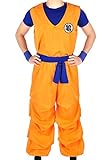 CoolChange 3-teiliges Kostüm von Son Goku beim Herr der Schildkröten | Größe: M