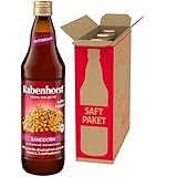 RABENHORST Sanddorn Muttersaft BIO 3er Pack (3 x 700 ml) - 100 % purer Sanddorn-Direktsaft aus erster Pressung